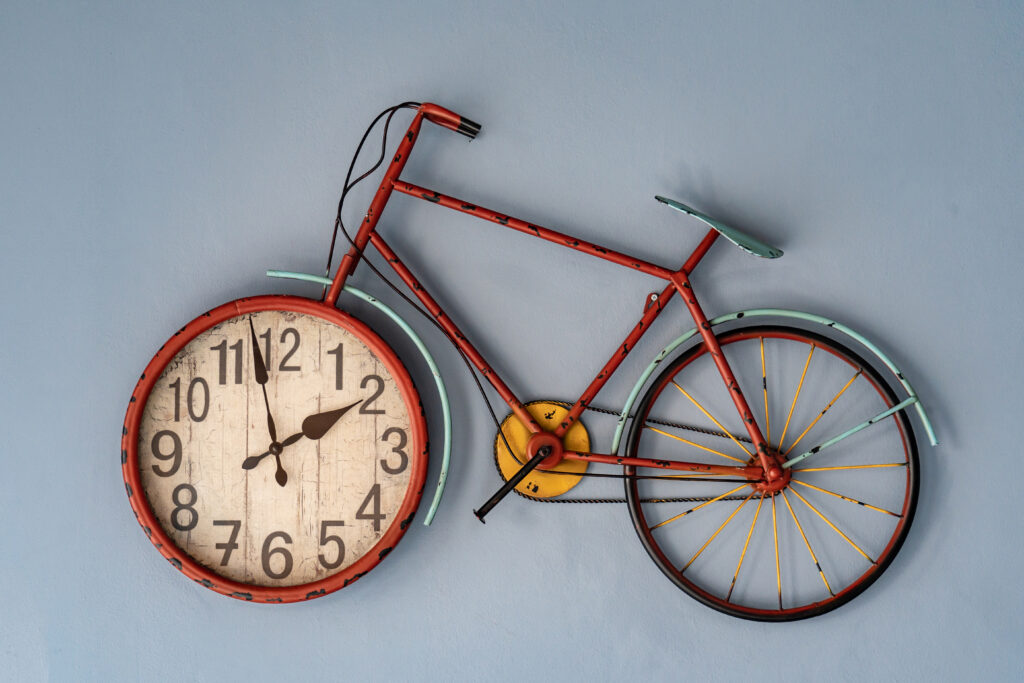 Ceas din roti de bicicleta