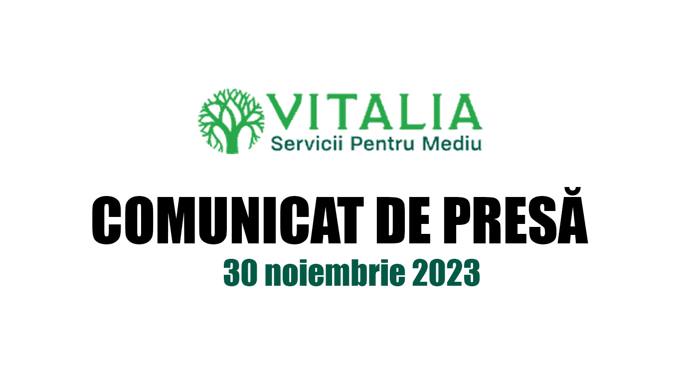 Comunicat de presă 30 noiembrie 2023